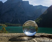 Glaskugel 6 Lago di Anterselva (Antholz See) Südtirol