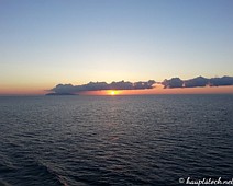 MK2 Sonnenaufgang kurz vor Korsika